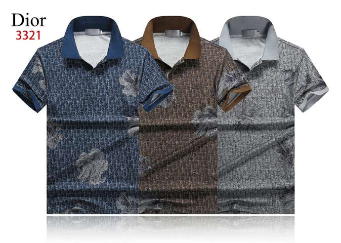 Dior Polo Shirt Short _SKUDiorM-3XL8qx0120101